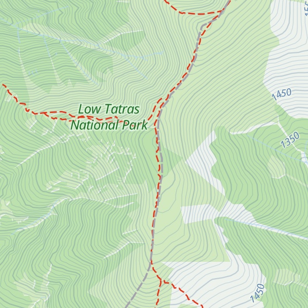 Map of Prašivá