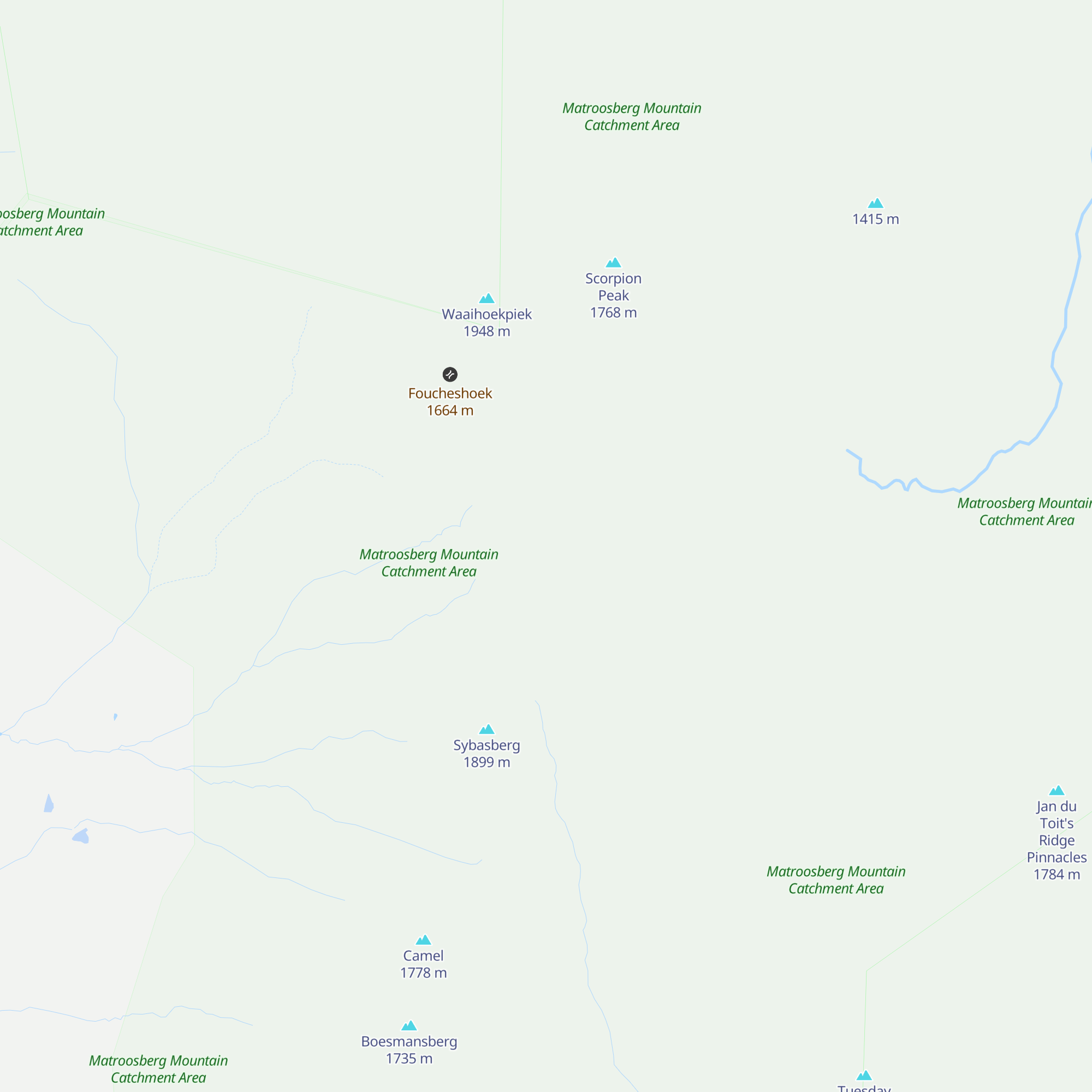 Pells Hut map