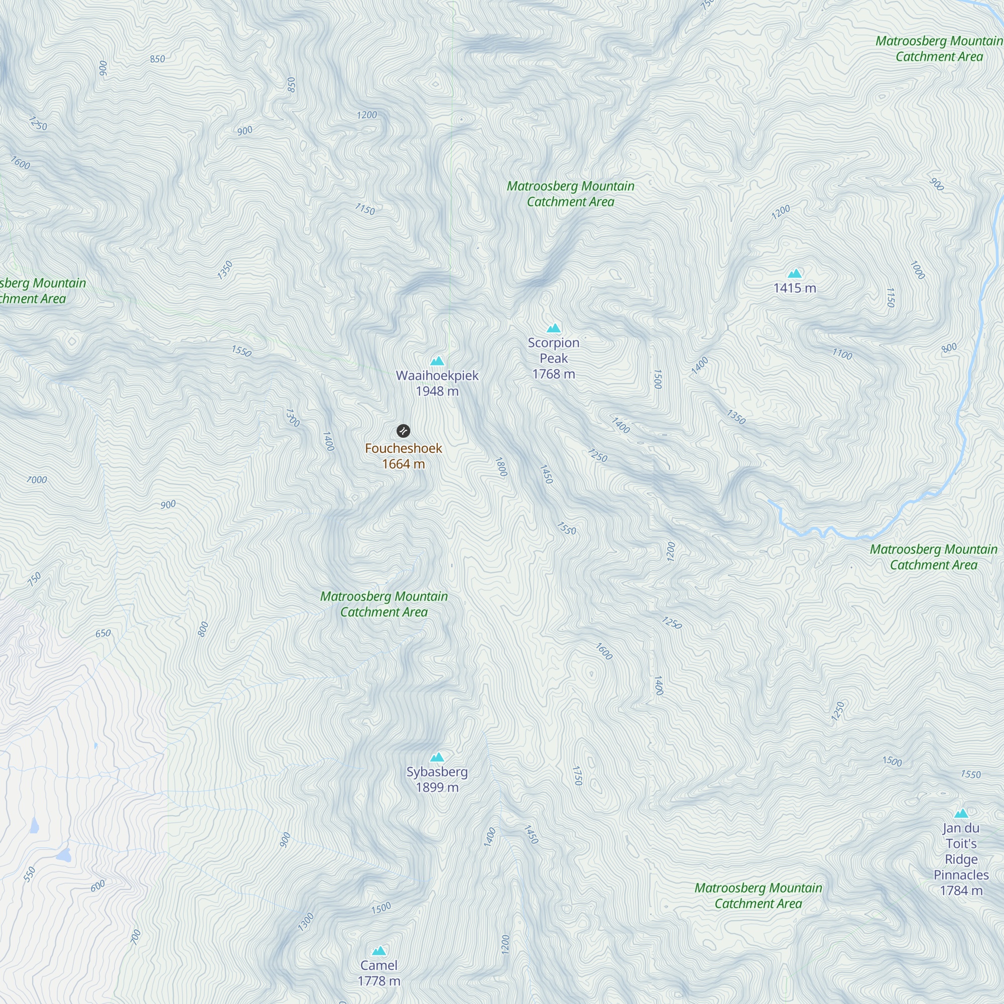 Hoare Hut map