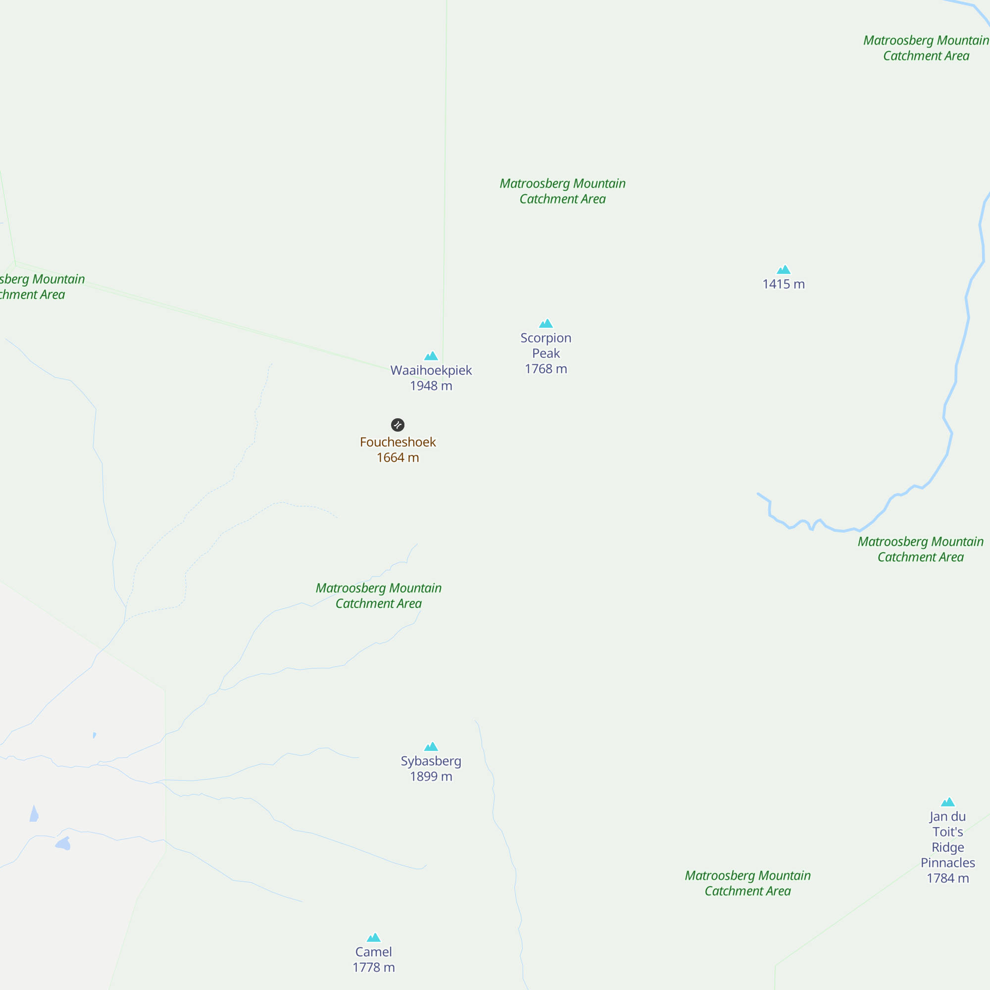 Hoare Hut map