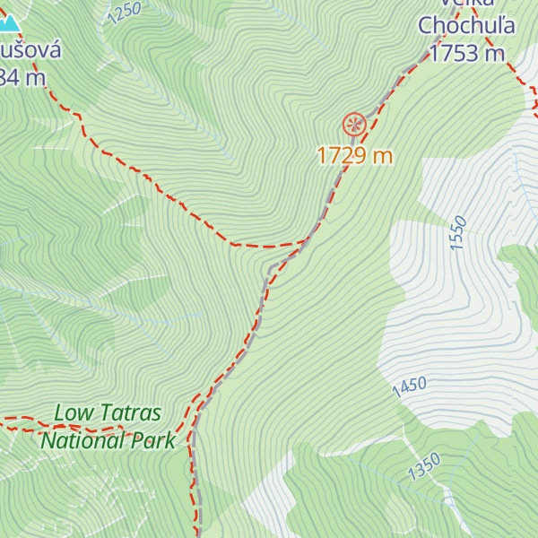 Map of Malá Chochuľa