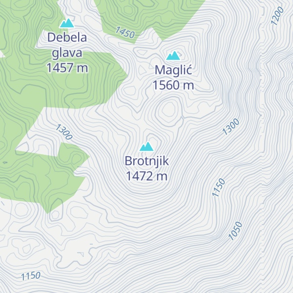 Map of Brotnjik