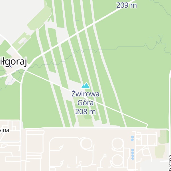 Map of Żwirowa Góra