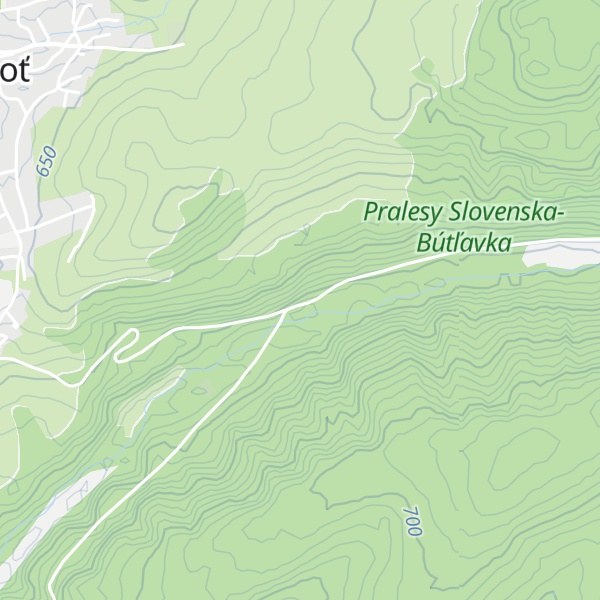 Map of Hrochoťský Mlyn