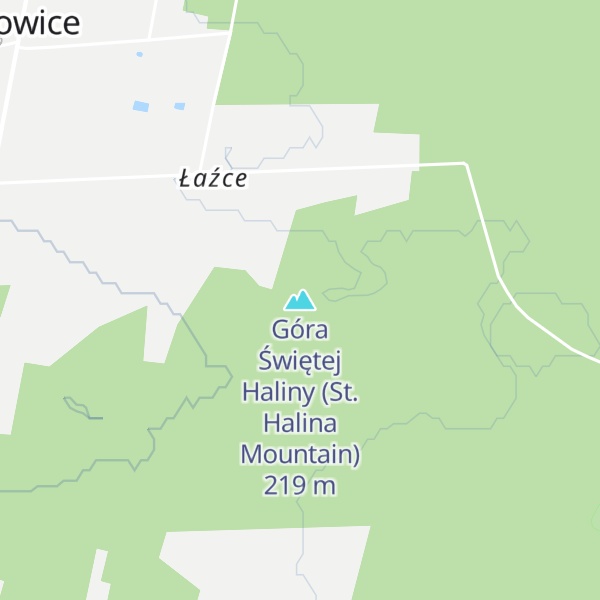 Map of Góra Świętej Haliny (St. Halina Mountain)