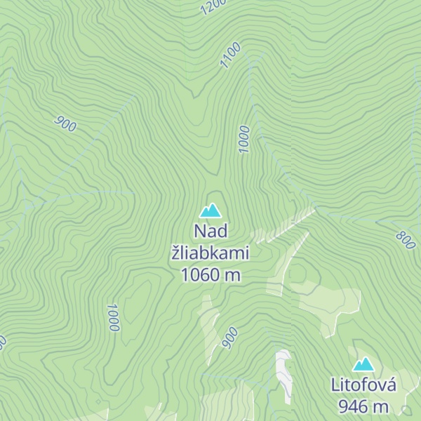 Map of Nad žliabkami