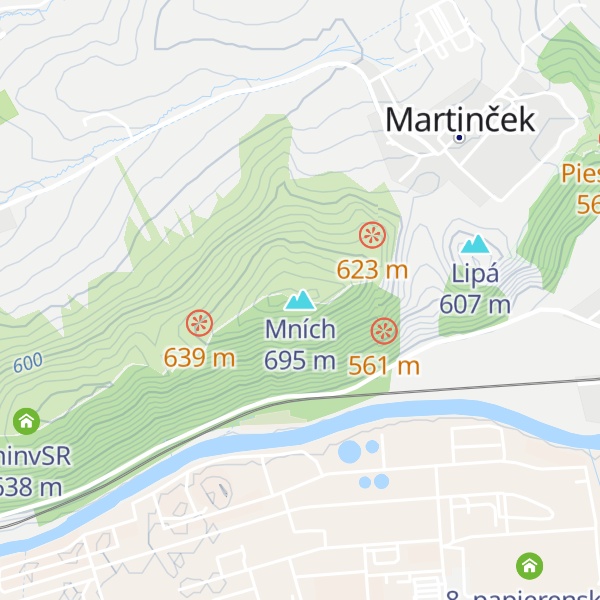 Map of Mních