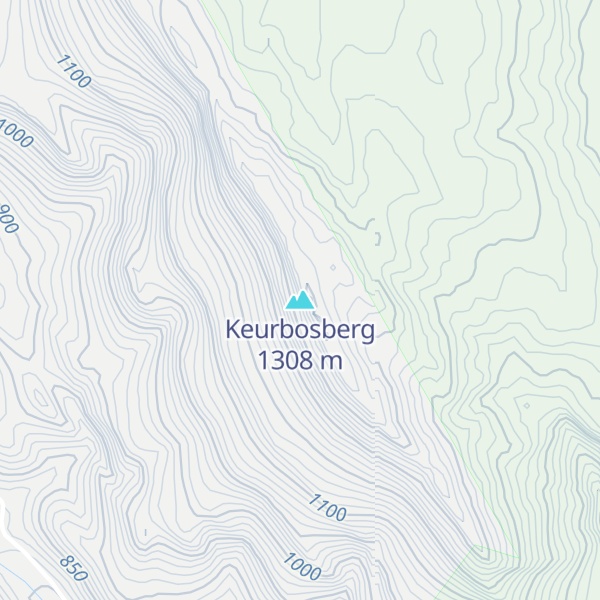 Map of Keurbosberg