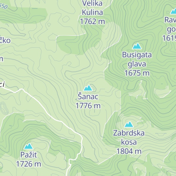 Map of Šanac