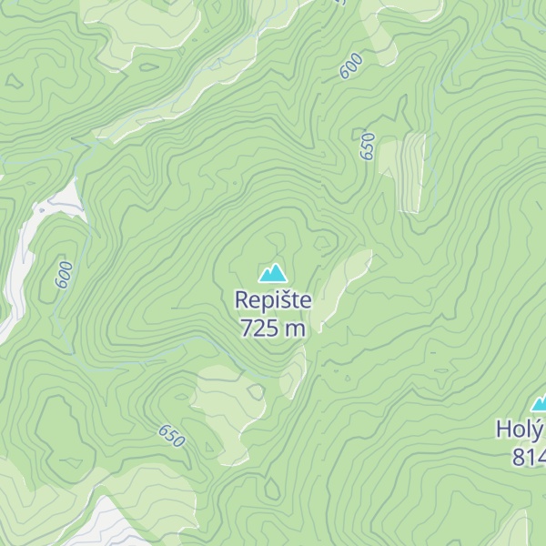 Map of Repište