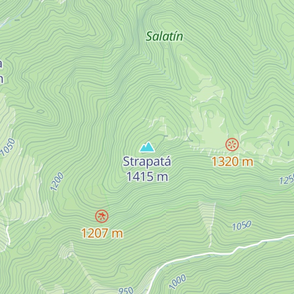 Map of Strapatá