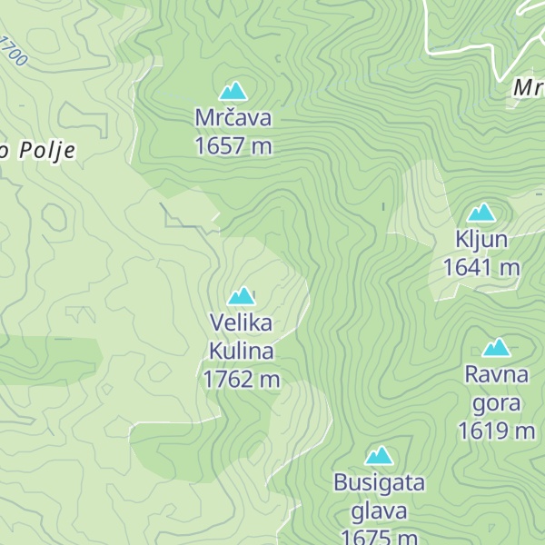 Map of Mala Kulina