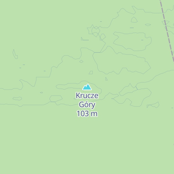 Map of Krucze Góry