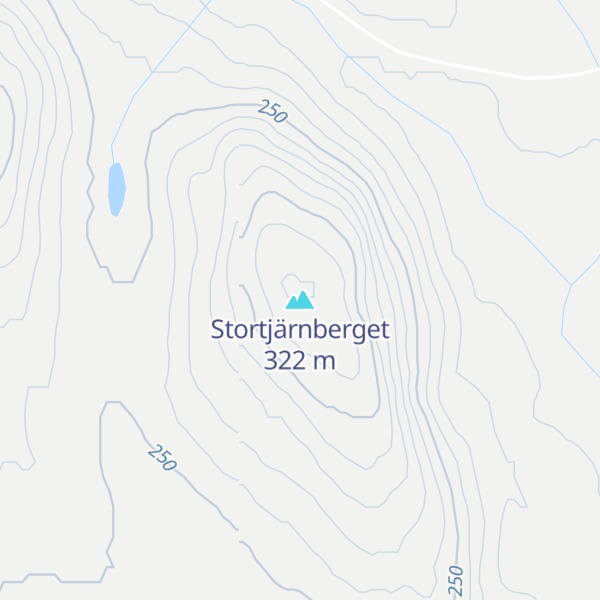 Map of Stortjärnberget