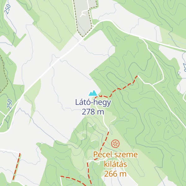 Map of Látó-hegy