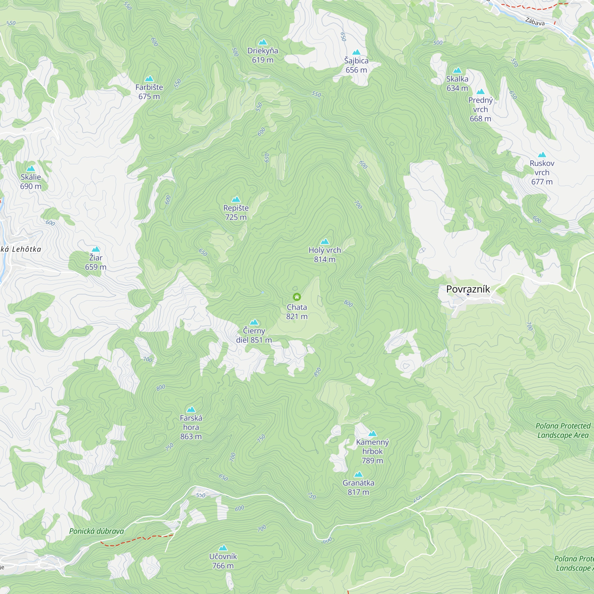 Chata map