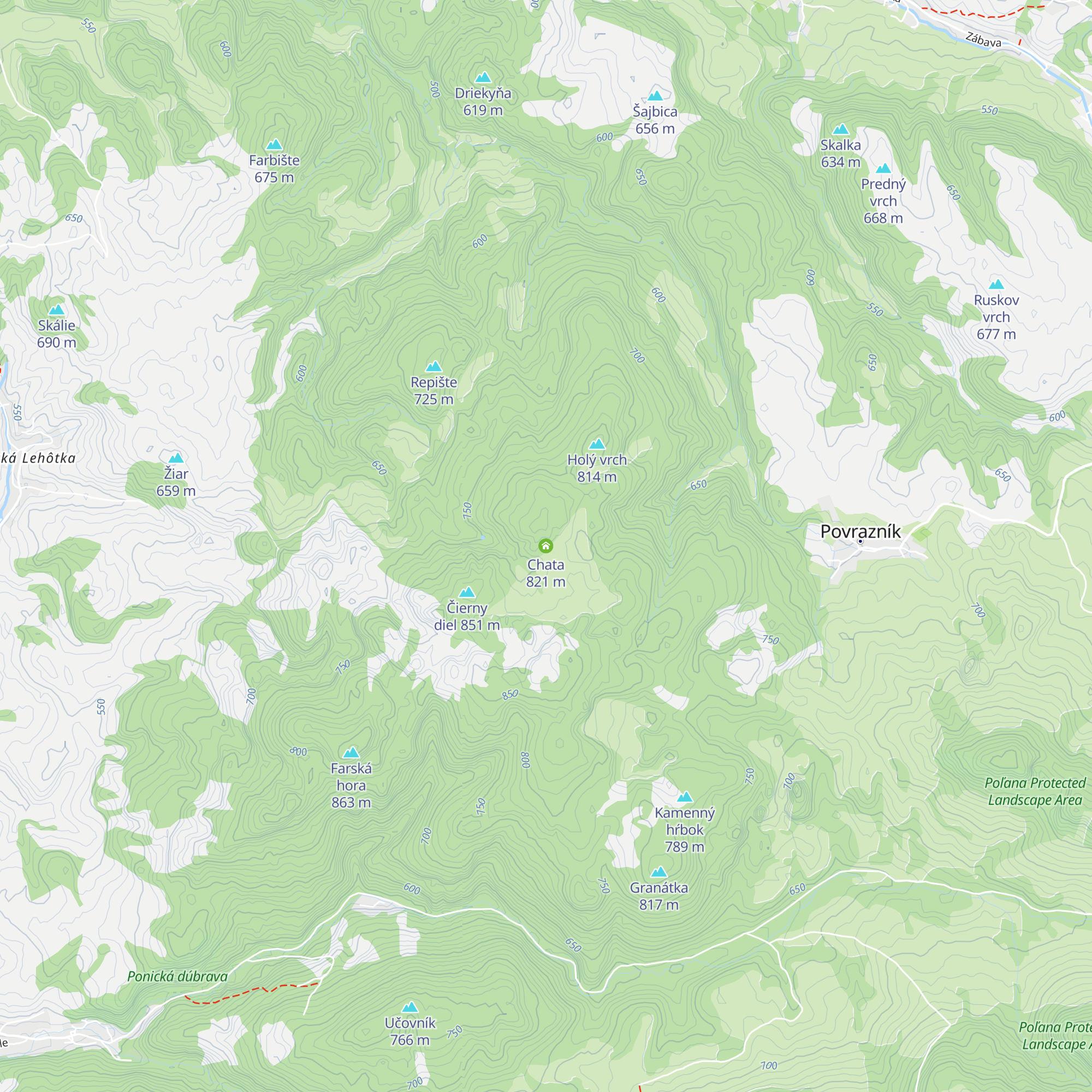 Chata map