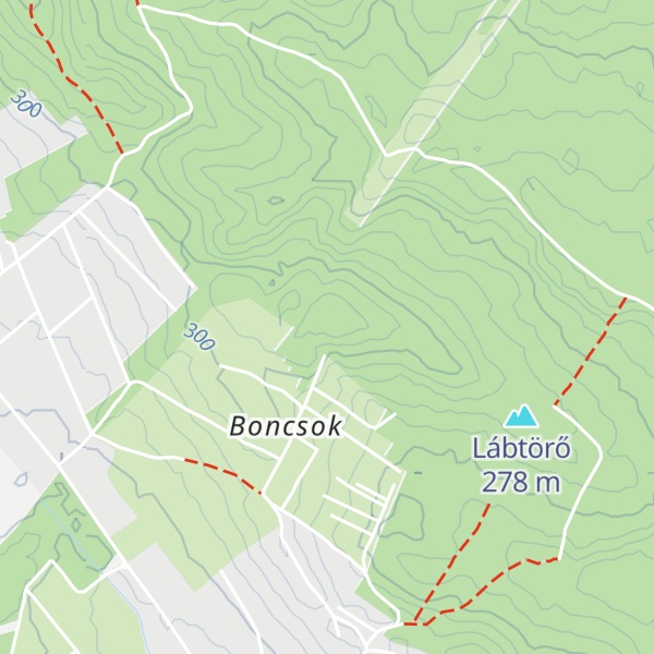 Map of Boncsok-hegy