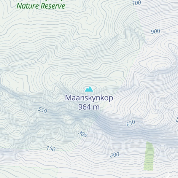 Map of Maanskynkop