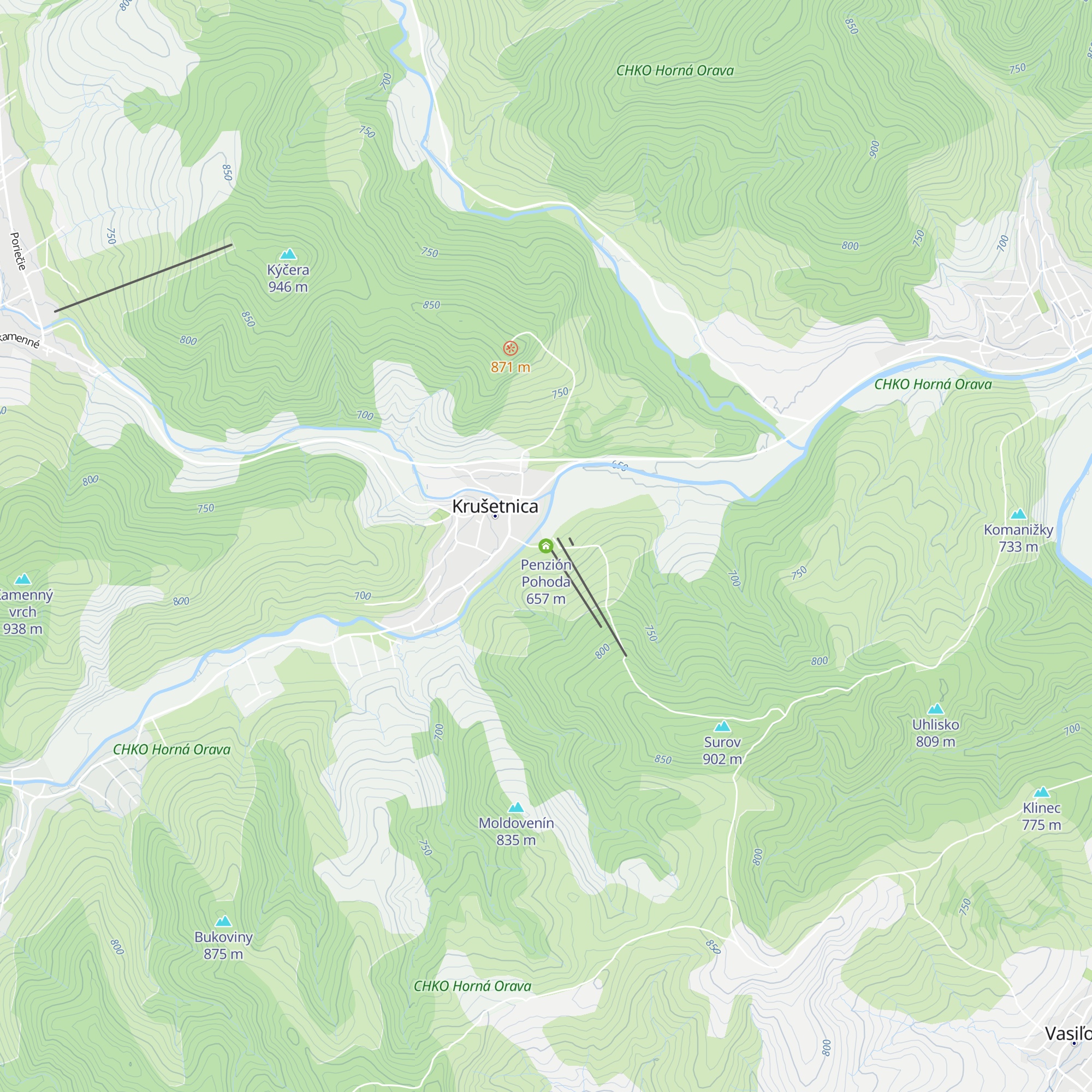 Penzión Pohoda map