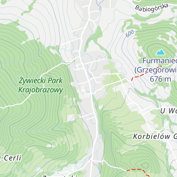 Map of Schronisko SSM Korbielów