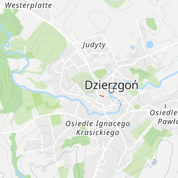 Map of Wzgórze Zamkowe