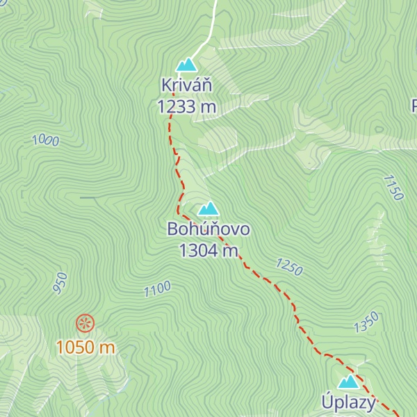 Map of Bohúňovo