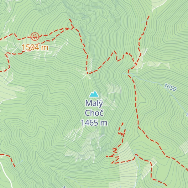 Map of Malý Choč