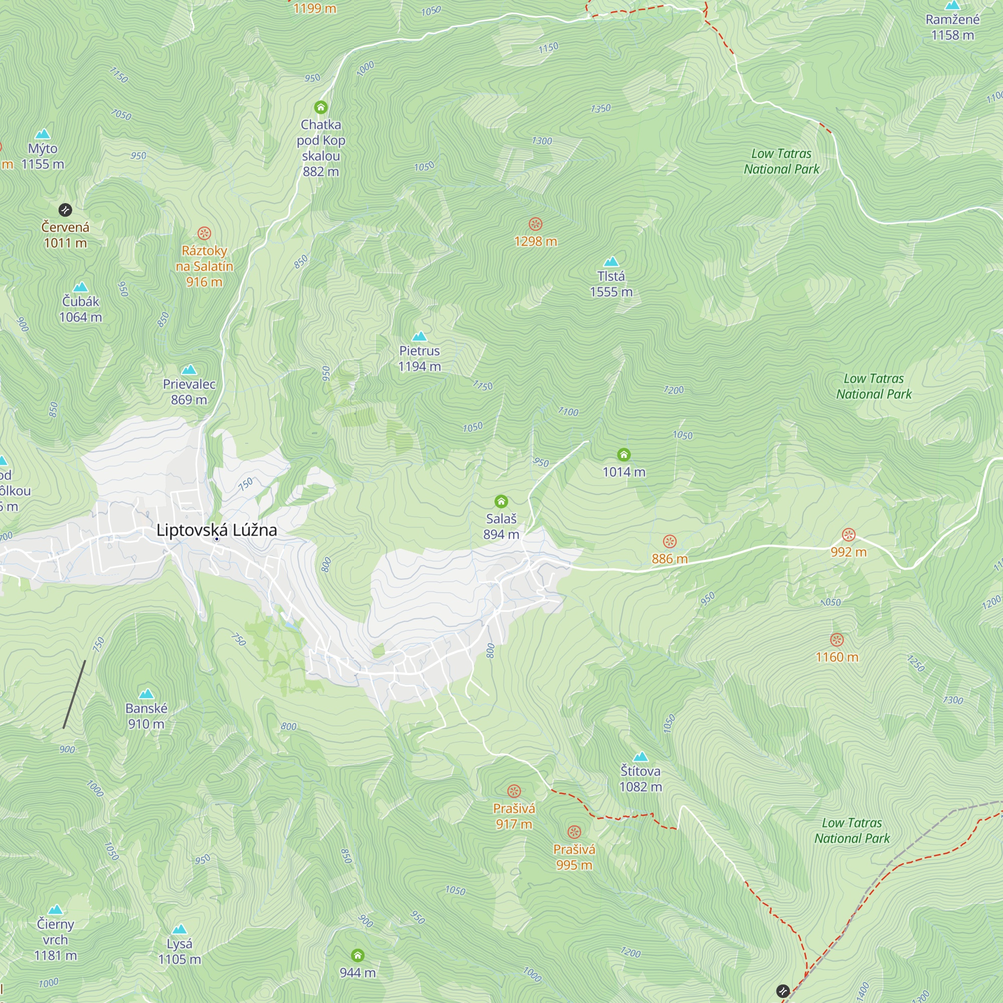 Salaš map