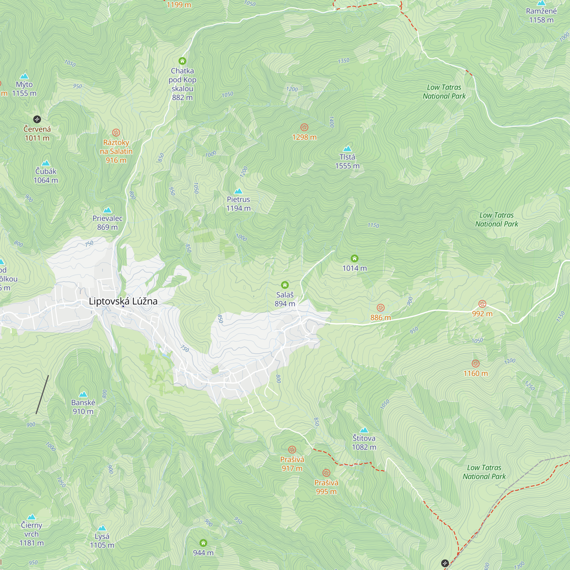 Salaš map