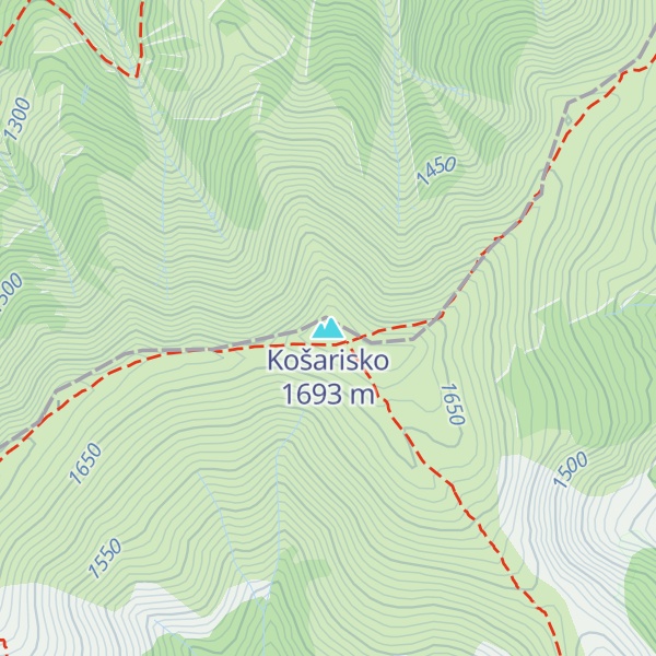 Map of Košarisko