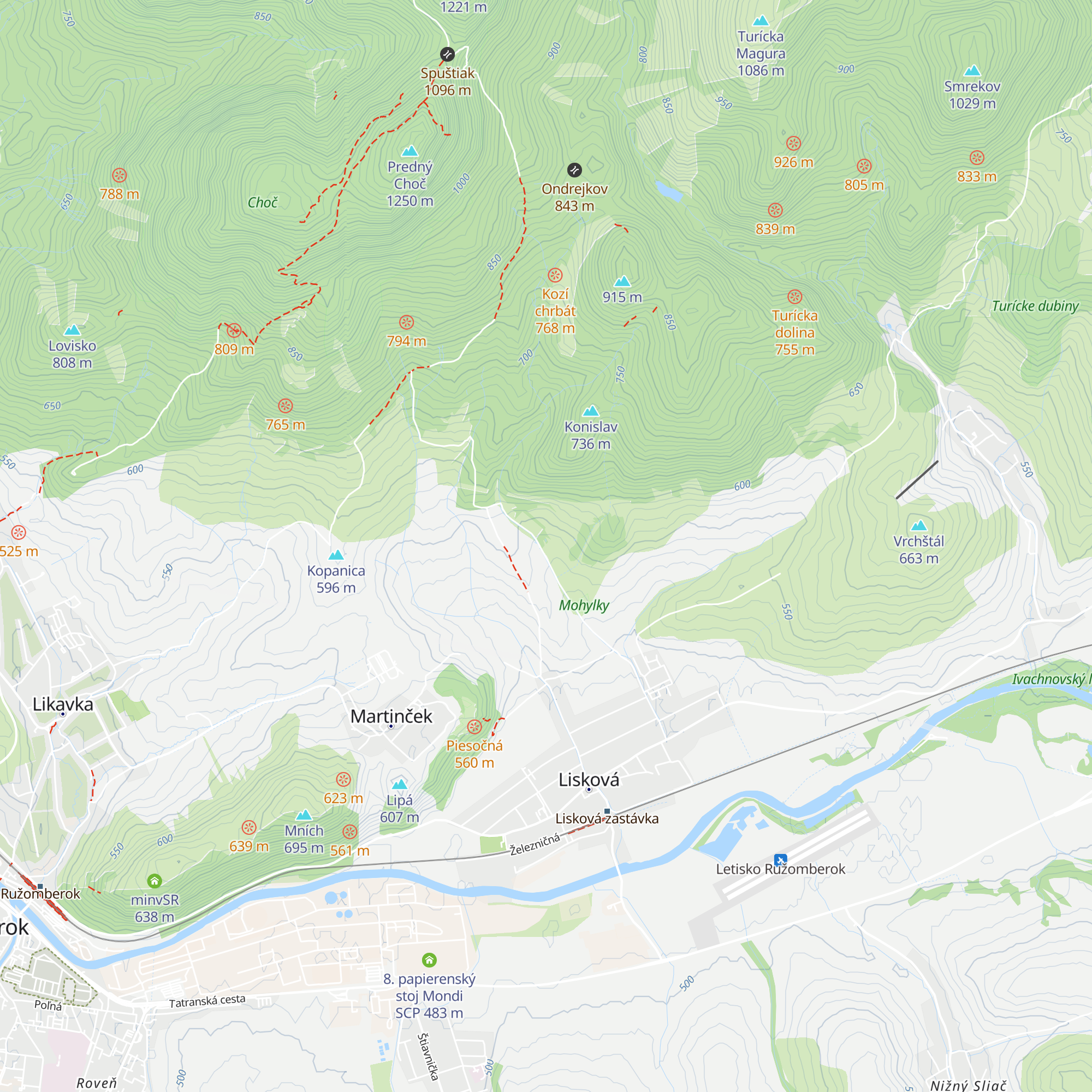 včelín map