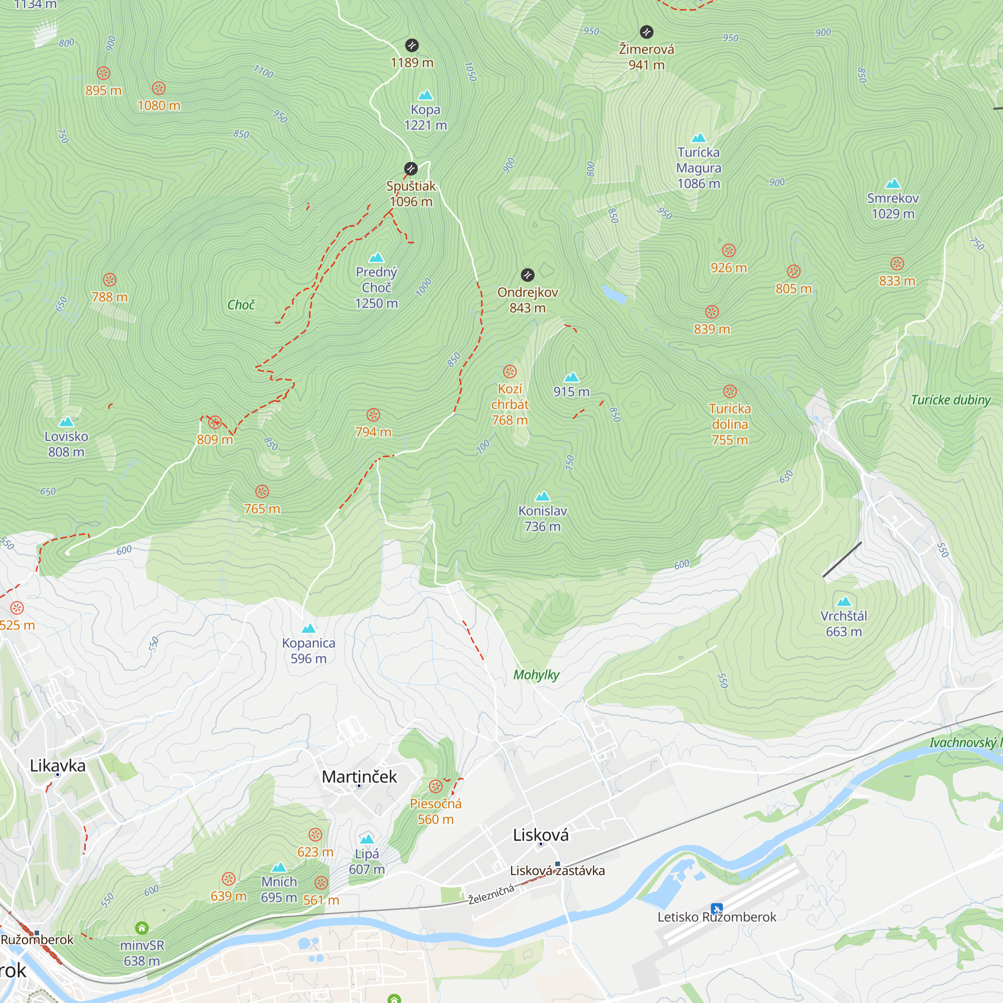 sklad stomčekov map