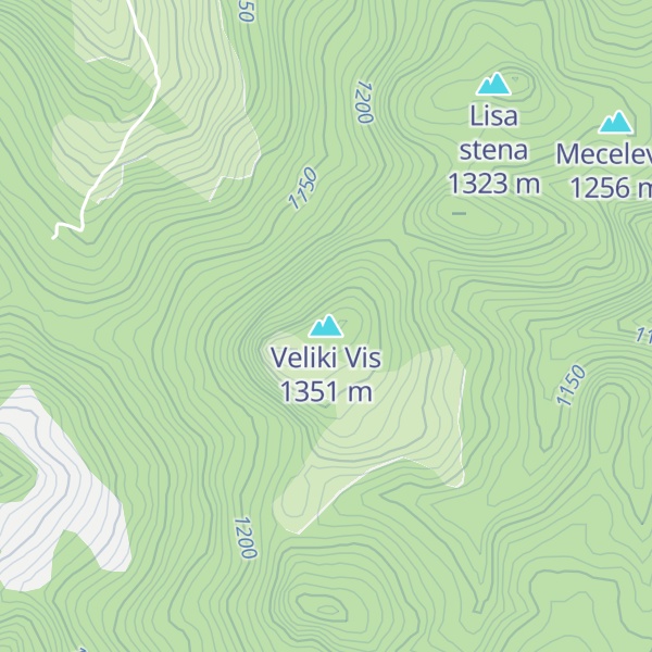 Map of Veliki Vis