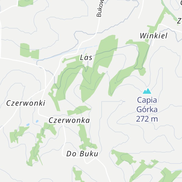 Map of Łysa Góra