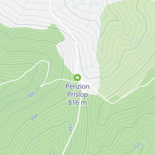 Map of Penzion Príslop