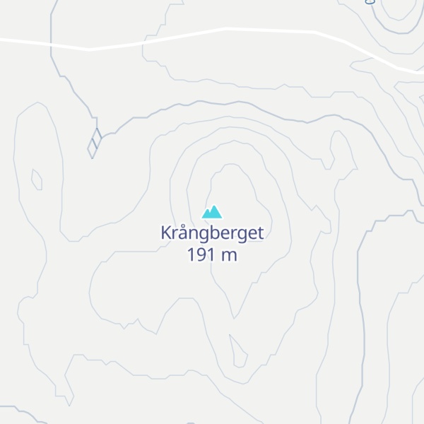 Map of Krångberget