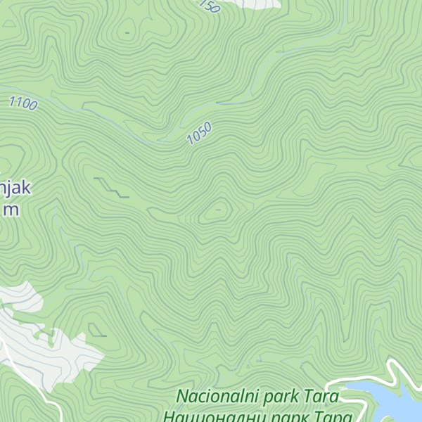 Map of Velika glava