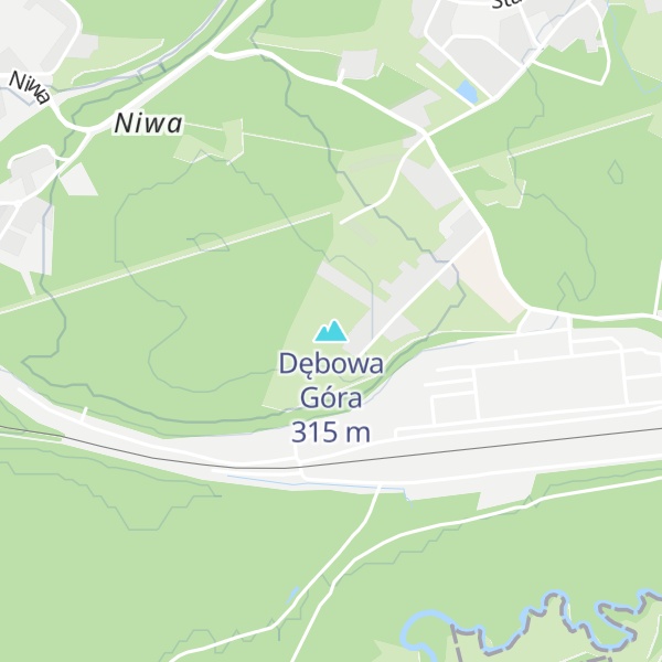 Map of Dębowa Góra