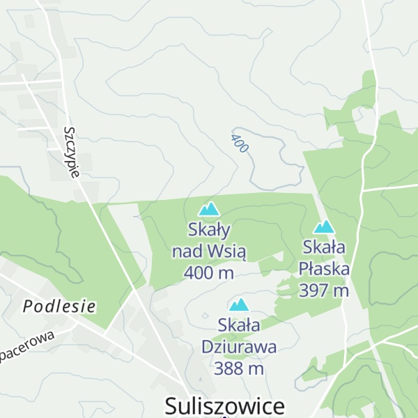 Map of Skały nad Wsią