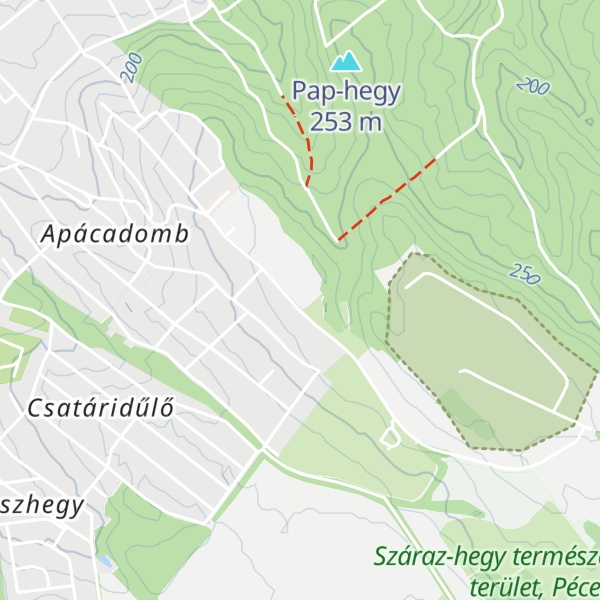Map of Apácadomb