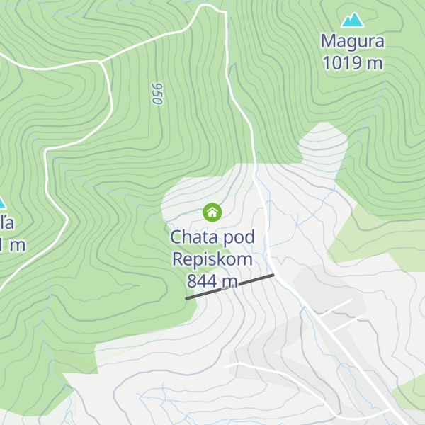 Map of Chata pod Repiskom
