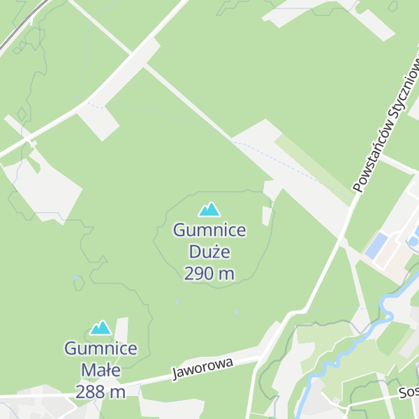 Map of Gumnice Duże