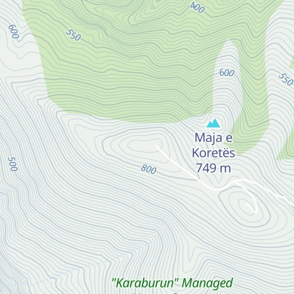 Map of Maja Korës