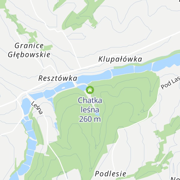 Map of Chatka leśna