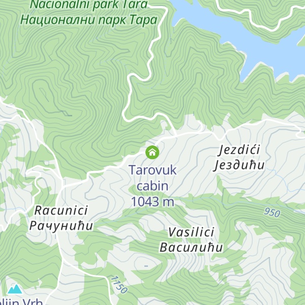Map of Tarovuk cabin