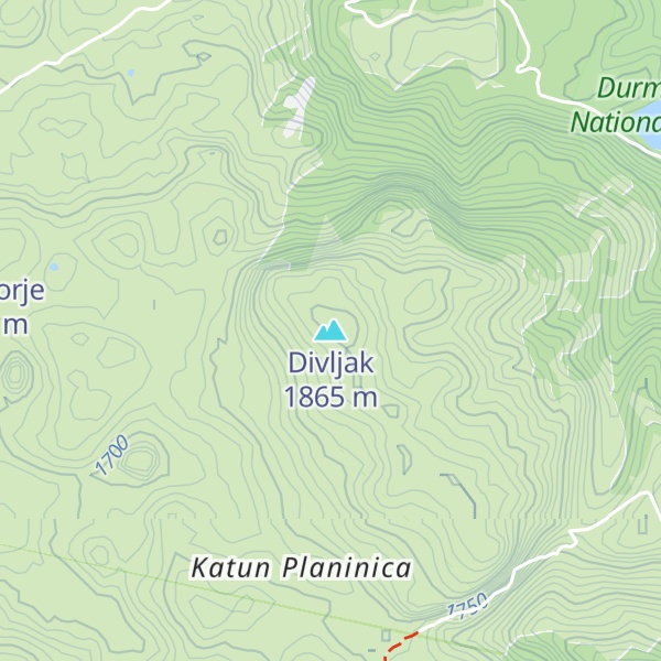 Map of Divljak