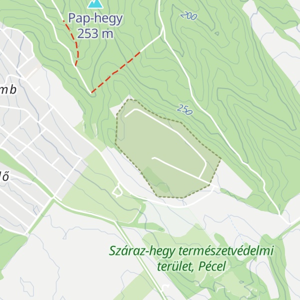 Map of Száraz-hegy