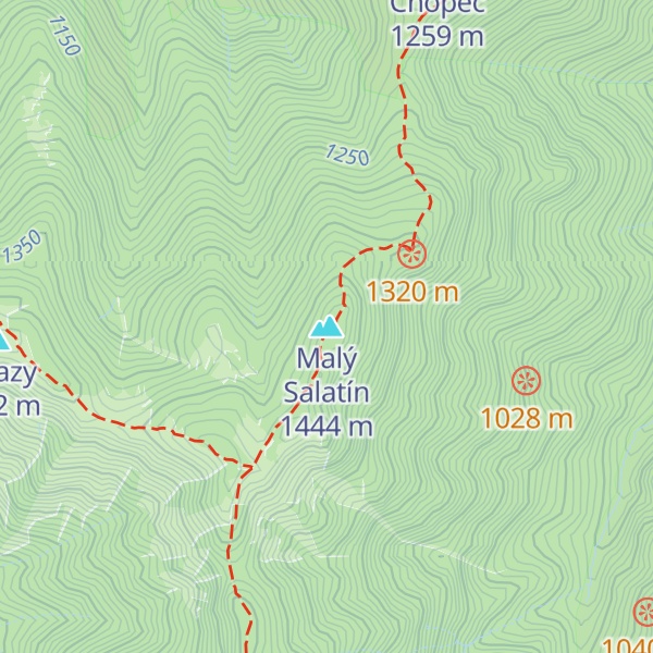 Map of Malý Salatín