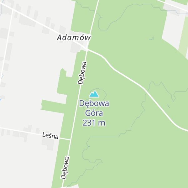 Map of Dębowa Góra